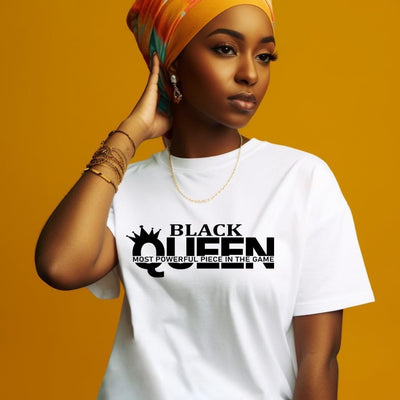 Black Queen The Most Powerful Piece In The Game Unisex Tee